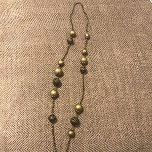 4/$20 sale - Antique looking gold necklace